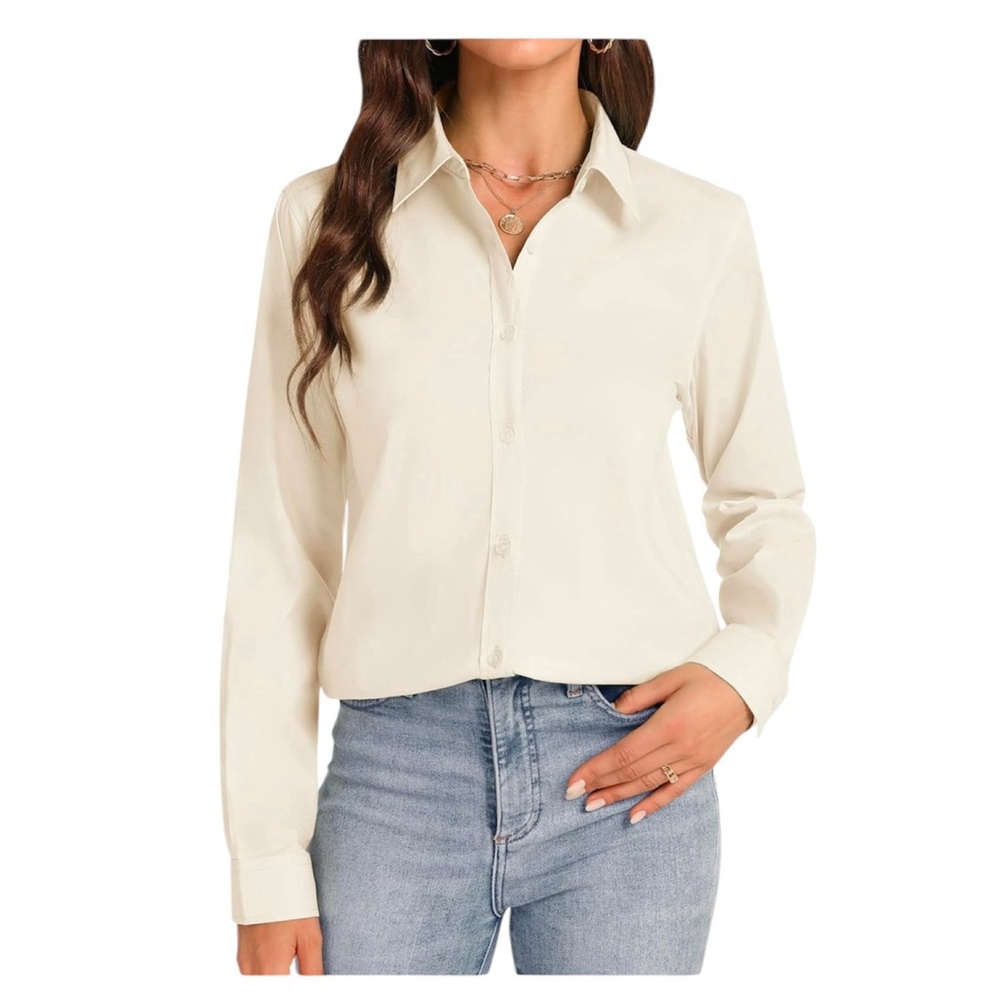 ❗️SOLD❗️ZARA cropped blouse✨ - Picture 2 of 2